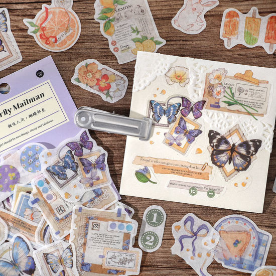 Изображение Japanese Paper Sweet Life DIY Scrapbook Stickers Decoration