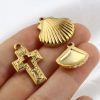 Picture of Stainless Steel Charms Gold Plated 1 Piece