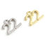 Picture of Zinc Based Alloy Charms Number Multicolor Message " 22 " 14mm x 11mm, 20 PCs