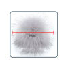 Picture of Polyester & Acrylic Pom Pom Balls With Rubber Band Multicolor Round 10cm Dia., 1 Packet ( 24PCs/Packet)