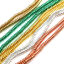 Picture of Hematite Beads For DIY Jewelry Making Disc Multicolor About 4mm Dia, Hole: Approx 0.8mm