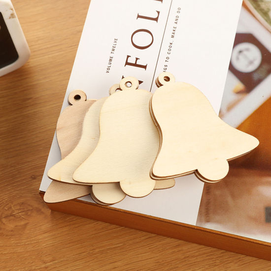 Picture of Wood Hanging Decoration Natural Christmas 1 Set
