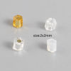 Imagen de Vidrio Semilla Cuentas Hexágono Multicolor 2mm 2mm x 0.6mm, 1 Botella