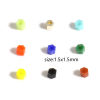 Imagen de Vidrio Semilla Cuentas Hexágono Multicolor 1.5mm 1.5mm x 0.6mm, 1 Botella