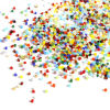 Imagen de Vidrio Semilla Cuentas Hexágono Multicolor 1.5mm 1.5mm x 0.6mm, 1 Botella