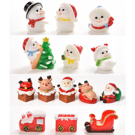 Imagen de Christmas Resin Micro Landscape Miniature Decoration