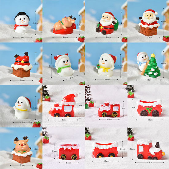 Imagen de Christmas Resin Micro Landscape Miniature Decoration