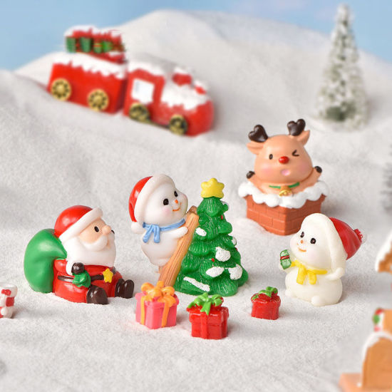 Imagen de Christmas Resin Micro Landscape Miniature Decoration