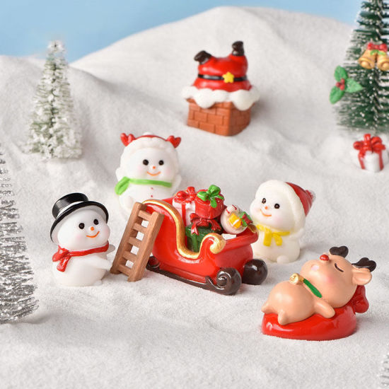 Imagen de Christmas Resin Micro Landscape Miniature Decoration