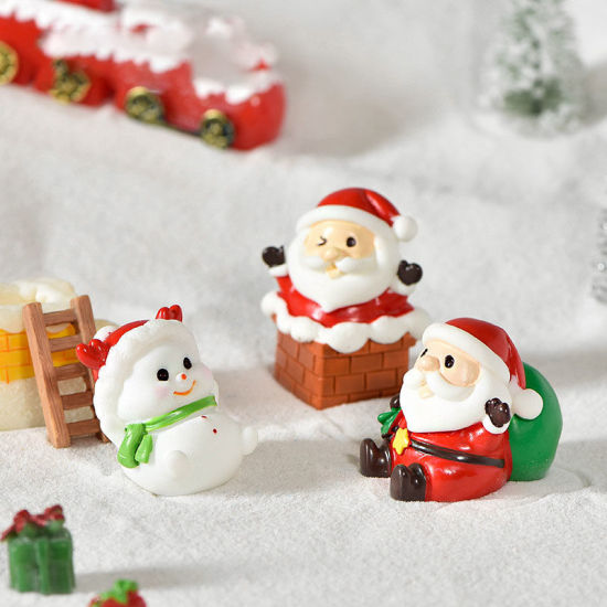 Imagen de Christmas Resin Micro Landscape Miniature Decoration