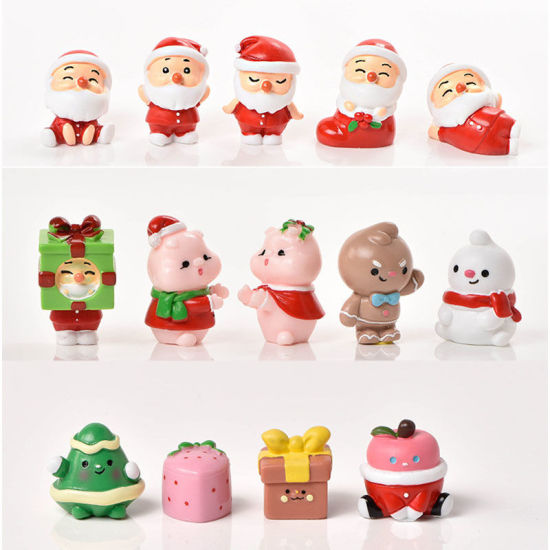 Imagen de Christmas Resin Micro Landscape Miniature Decoration