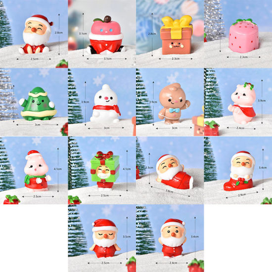 Imagen de Christmas Resin Micro Landscape Miniature Decoration