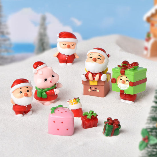 Imagen de Christmas Resin Micro Landscape Miniature Decoration