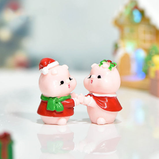 Imagen de Christmas Resin Micro Landscape Miniature Decoration