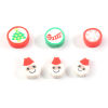 Picture of Polymer Clay Christmas Beads Multicolor 50 PCs