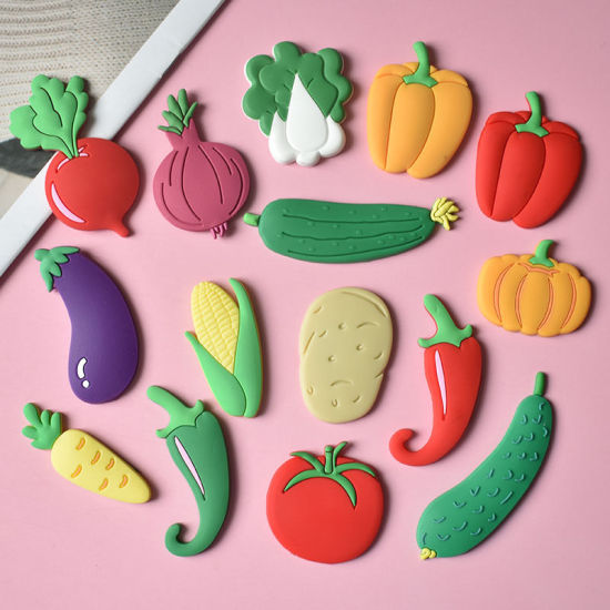 Picture of Cute Cartoon Vegetable Soft PVC Fridge Magnet