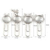 Picture of Glass Pin Brooches Findings Silver Tone 5 Sets