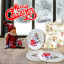 Picture of Santa Claus Wearing A Mask Natural Wood Round Christmas Tree Home Hanging Decoration