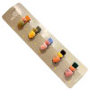 Picture of Acrylic & Fabric Hair Clips Multicolor 3.7cm, 1 Set