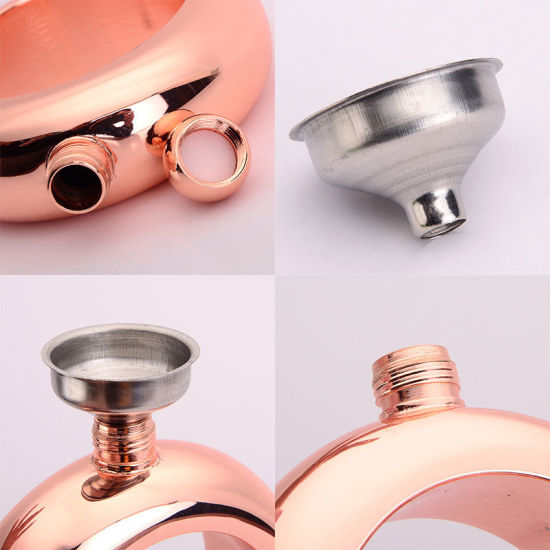 Изображение 304 Stainless Steel Portable Bracelet Hip Flask