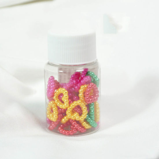 Picture of Resin Resin Jewelry Craft Filling Material Multicolor Imitation Pearl 1.1cm, 1 Bottle