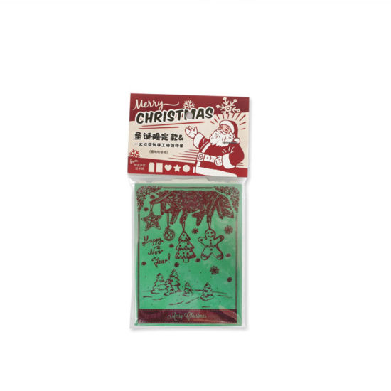Picture of Rubber & Sponge Christmas Seal Stamper Multicolor 1 Set