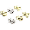 Picture of Zinc Based Alloy Charms Bear Animal Multicolor 17mm x 12mm, 10 PCs