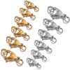 Picture of Stainless Steel Lobster Clasp Findings Multicolor W/ Jump Ring 5 PCs