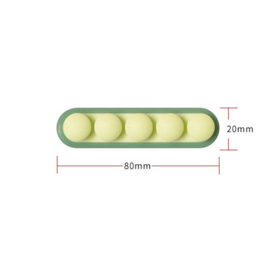 Picture of Pea-shaped Self-adhesive Silicone Cable Organizer Winder
