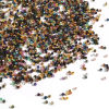 Bild von Glas Rocailles Rocailles Perlen Rund Bunt ca. 2mm D., Loch:ca. 0.7mm, 1 Flasche