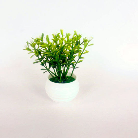 Image de Plantes en pot artificielles en plastique Décoration de la maison