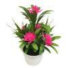 Imagen de Plastic Artificial Flower Potted Plants Home Decoration