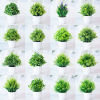 Изображение Plastic Artificial Lavender Potted Plants Home Decoration