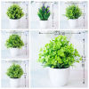 Изображение Plastic Artificial Lavender Potted Plants Home Decoration