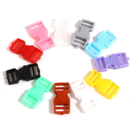 Picture of Plastic DIY Handmade Craft Materials Accessories Multicolor 16.5mm x 8mm, 10 Sets