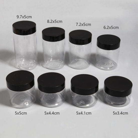 Picture of PET Bottles Cylinder Black 10 PCs