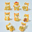 Imagen de Fortune Dog Resin Micro Landscape Miniature Decoration