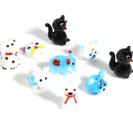 Picture of Lampwork Glass Beads Animal Multicolor 1 Piece