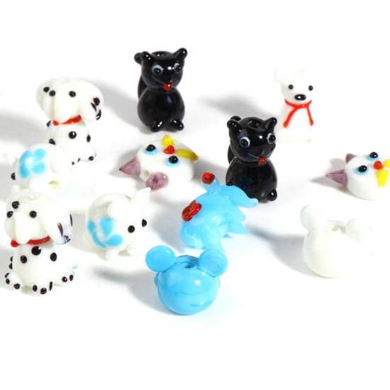 Picture of Lampwork Glass Beads Animal Multicolor 1 Piece