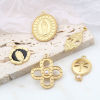 Picture of Zinc Based Alloy Charms Matt Gold 5 PCs