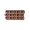 Picture of 3D Love Diamond Heart Silicone Chocolate Mold Baking Mold