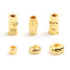 Изображение Латунь Бусины-разделители 18K настоящее золото с покрытием 10 ШТ
