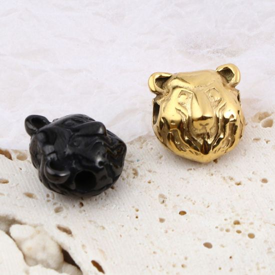 Immagine di Acciaio Inossidabile Perline Orso Multicolore 13mm x 13mm, Buco: Circa 2.7mm, 1 Pz