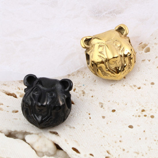 Immagine di Acciaio Inossidabile Perline Orso Multicolore 13mm x 13mm, Buco: Circa 2.7mm, 1 Pz