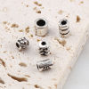 Picture of Zinc Based Alloy Spacer Beads Antique Silver Color 200 PCs