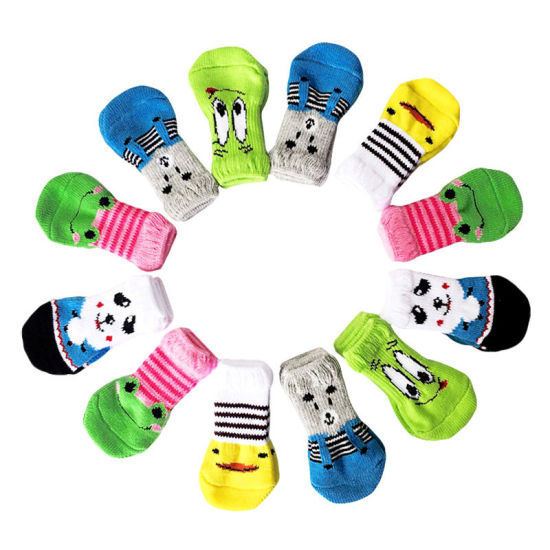Picture of Winter Warm Cotton Non-slip Dog Socks Pet Accessories