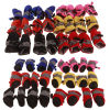 Picture of Winter Warm Fabric Velvet Drawstring Non-slip Soft Dog Socks Shoes Pet Accessories