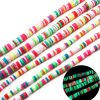 Picture of Polymer Clay Katsuki Beads At Random Color Glow In The Dark Luminous 2 Strands