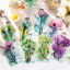 Immagine di Beautiful Flower PET DIY Scrapbook Stickers Stationery Supplies