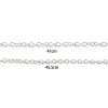 Imagen de Hierro Cable Cadena Cruz Collares Tono de Plata 1 Paquete ( 12 Unidades/Paquete)